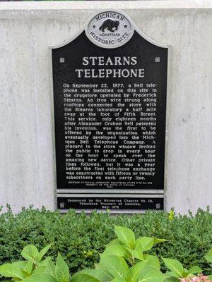 Stearns Telephone Historical Marker