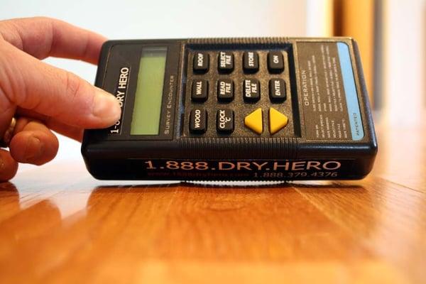 hardwood wood floor drying water damage