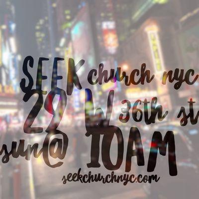 Seek Church is a safe place to encounter God!