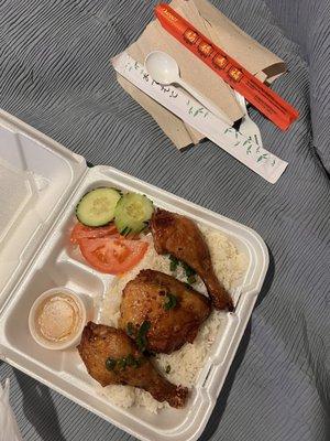 Grilled Chicken over Rice