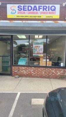 Front of shop