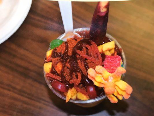 Top view of mangonada