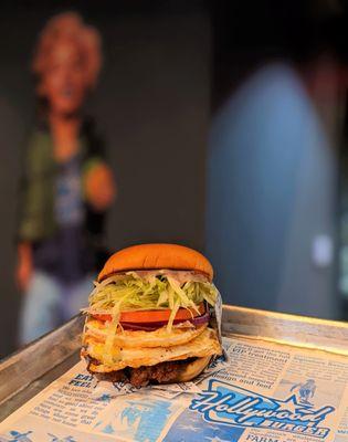 Breakfast Burger with Egg