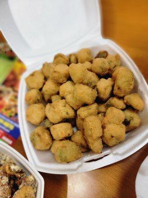 Fried okra