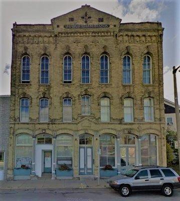 Third floor walkup in the J.L. Burnham building at 909 W National Ave.