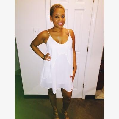 I have never received so many compliments on a dress before. I always thought white was so unforgiving.. But not this dress! I loved it!