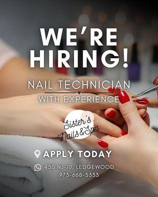 Are you a talented nail technician passionate about precision, creativity, and the latest trends?