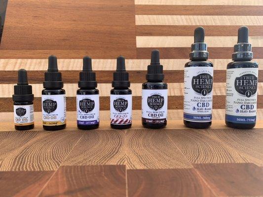 We have the highest quality oils and most of FIW tonics in Texas.