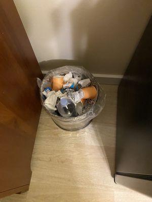 Trash from 7 days stay