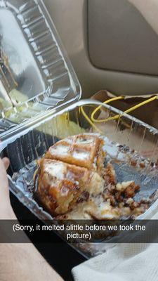 Stuffed turtle waffle