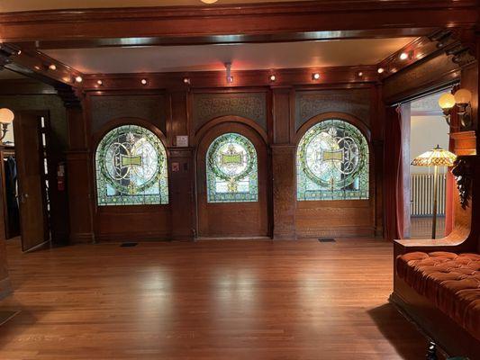 Original entrance doors