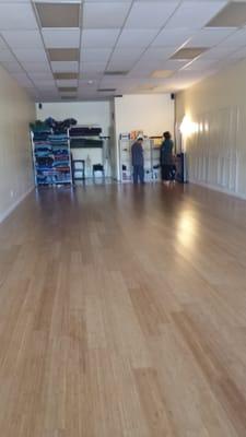 The inside of the studio!