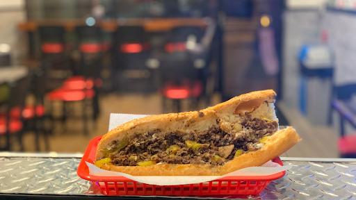 Half Lb. Cheesesteak.