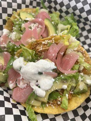 Chicken Tinga Tostadas