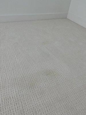 Stains from installers