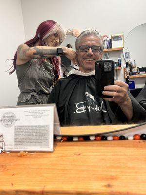 A perfect haircut at Hair Talk.