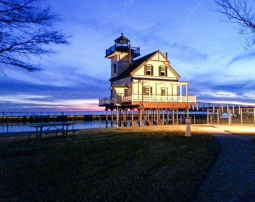 From the website. The Roanoke River Lighthouse as it now stands in Edenton's harbor (Photo by Bob Quinn)