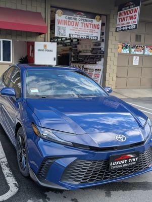 Install High Quality Ceramic Window Tinting With lifetime Warranty For Brand new Camry 2026