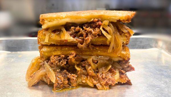 BBQ Brisket Grilled Cheese