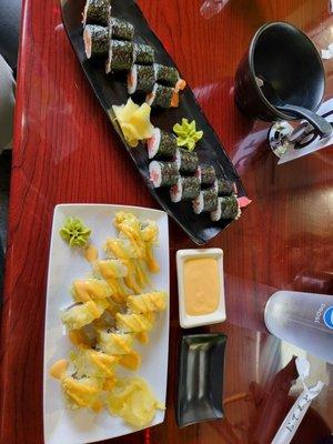 EDAMAME HIBACHI, WINGS AND SUSHI