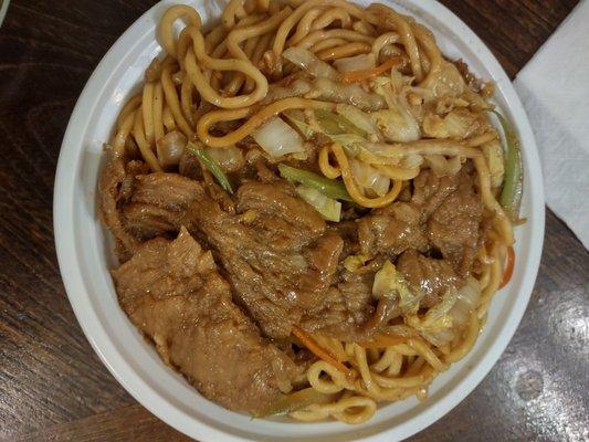 Beef lo mein