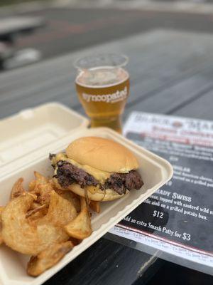 Black Market Burger and Bootlegger Fries!