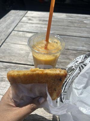 Spicy grilled cheese