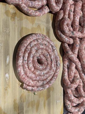 Homemade Pork sausages