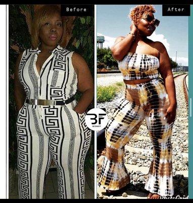 Before and after #transformation