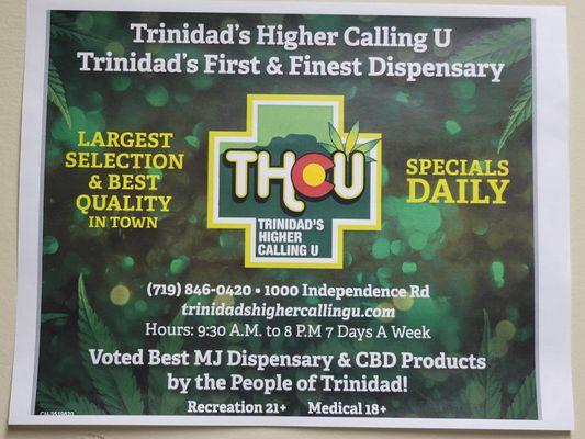 Trinidad's Higher Calling U