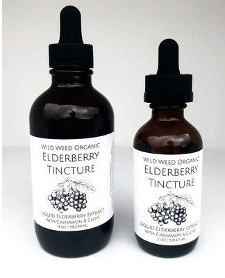 Wild Weed Organic has a full wellness line of products including our Elderberry Tincture to promote healthy immunity!