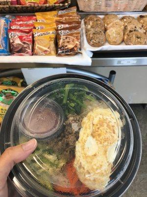 Bibimbap $7 something :)