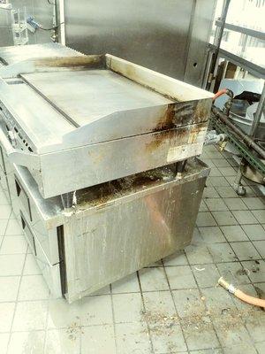 Degreaseing equipment before#2..