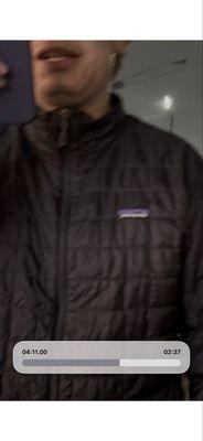 Man in my face as I try to leave, security is right next to him. Does nothing