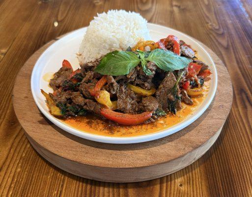 Beef Ka Prow Stir Fry