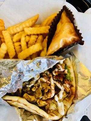 #2 combo with baklava