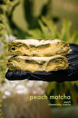 Matcha peach