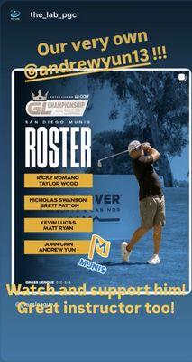 Come take your game to the next level with Andrew Yun!