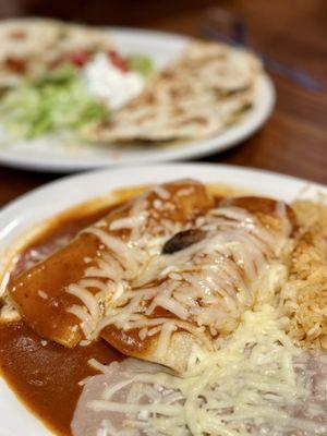 Make Your Own Combo! (Pick 2) Two chicken enchiladas