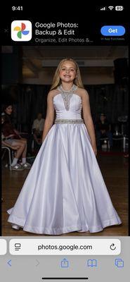 Children's pageant dress