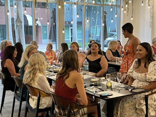 Our venue is available for private parties and events.