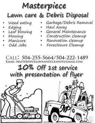 Masterpiece Lawn Care And Debris Removal