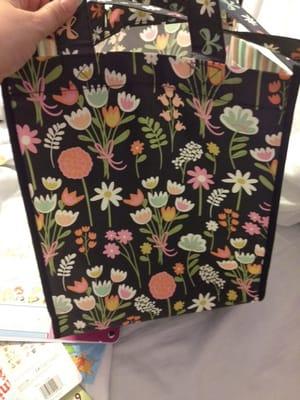 I got cute bag too put all the items I gotten