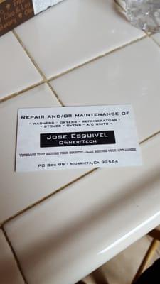 Esquivel's Appliance Repair