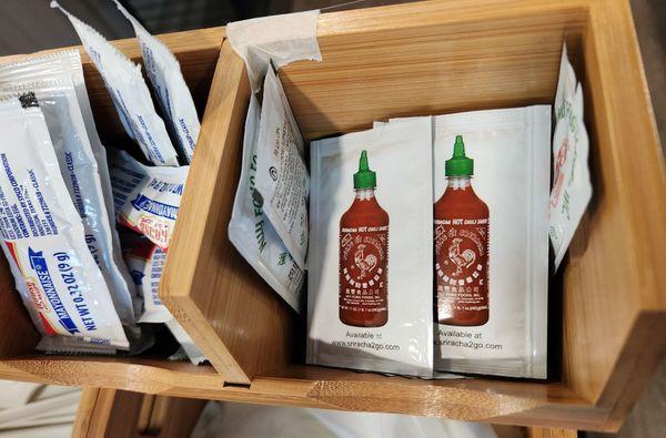Sriracha packets!