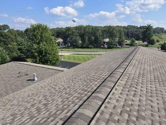 New roof for this business in Altoona, WI.