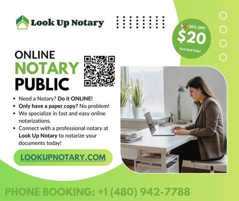 Need a notary? Do it ONLINE!
Only have a paper copy? No problem!
Schedule an appointment today!