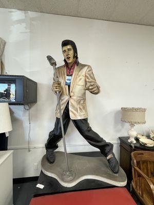 He is in the building!