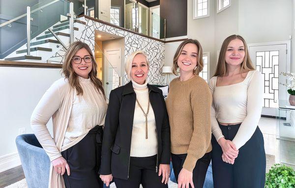 Our team: Jenna, Jana, Mariah and Val