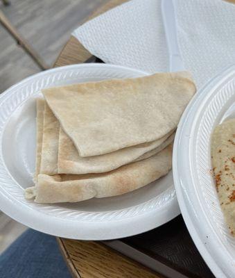 Pita with meal